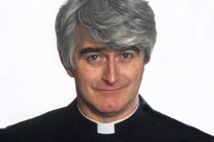 Father Ted. Father Ted Crilly (Dermot Morgan). Copyright: Hat Trick Productions. Father Ted. Father Ted Crilly (Dermot Morgan). Copyright: Hat Trick Productions.