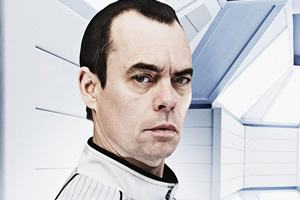 Hyperdrive. First Officer York (Kevin Eldon). Copyright: BBC. Hyperdrive. First Officer York (Kevin Eldon). Copyright: BBC.