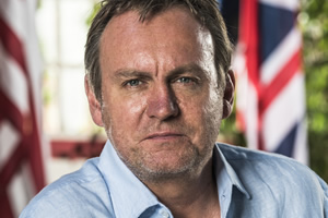 Living The Dream. Mal Pemberton (Philip Glenister). Copyright: Big Talk Productions. Living The Dream. Mal Pemberton (Philip Glenister). Copyright: Big Talk Productions.