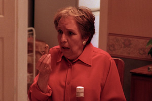 One Foot In The Grave. Mrs. Warboys (Doreen Mantle). Copyright: BBC. One Foot In The Grave. Mrs. Warboys (Doreen Mantle). Copyright: BBC.