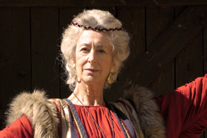 Plebs. Landlady (Maureen Lipman). Copyright: RISE Films. Plebs. Landlady (Maureen Lipman). Copyright: RISE Films.