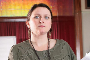 Saxondale. Penny (Rosie Cavaliero). Copyright: Baby Cow Productions. Saxondale. Penny (Rosie Cavaliero). Copyright: Baby Cow Productions.