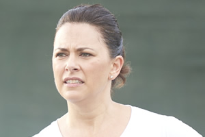 Sick Note. Annette Glennis (Belinda Stewart-Wilson). Copyright: King Bert Productions. Sick Note. Annette Glennis (Belinda Stewart-Wilson). Copyright: King Bert Productions.