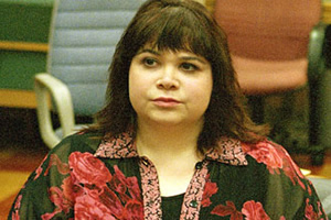 The Smoking Room. Annie (Debbie Chazen). Copyright: BBC. The Smoking Room. Annie (Debbie Chazen). Copyright: BBC.