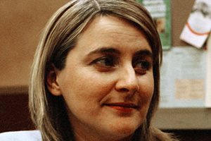 The Smoking Room. Heidi (Emma Kennedy). Copyright: BBC. The Smoking Room. Heidi (Emma Kennedy). Copyright: BBC.