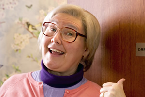 Still Game. Isa Drennan (Jane McCarry). Copyright: The Comedy Unit. Still Game. Isa Drennan (Jane McCarry). Copyright: The Comedy Unit.