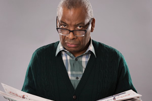 Sunny D. Lawrence (Don Warrington). Copyright: BBC. Sunny D. Lawrence (Don Warrington). Copyright: BBC.
