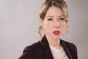Sunny D. Kerry (Katherine Ryan). Copyright: BBC. Sunny D. Kerry (Katherine Ryan). Copyright: BBC.