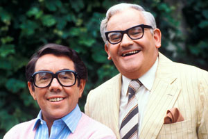 Image shows from L to R: Ronnie Barker, Ronnie Corbett. Copyright: BBC. Image shows from L to R: Ronnie Barker, Ronnie Corbett. Copyright: BBC.