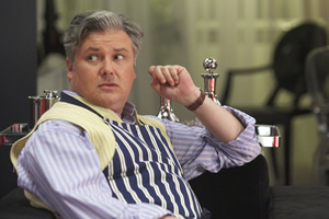 The Life And Times Of Vivienne Vyle. Jared (Conleth Hill). Copyright: BBC. The Life And Times Of Vivienne Vyle. Jared (Conleth Hill). Copyright: BBC.