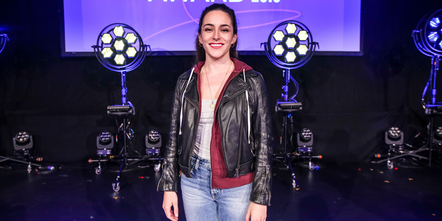 BBC New Comedy Award. Janine Harouni. Copyright: BBC. BBC New Comedy Award. Janine Harouni. Copyright: BBC.