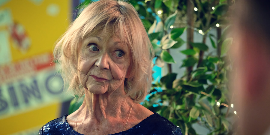 Death On The Tyne. Mildred (Sheila Reid). Death On The Tyne. Mildred (Sheila Reid).
