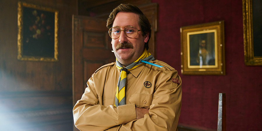 Ghosts. Pat (Jim Howick). Copyright: Monumental Pictures. Ghosts. Pat (Jim Howick). Copyright: Monumental Pictures.