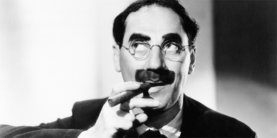 Groucho Marx. Groucho Marx.