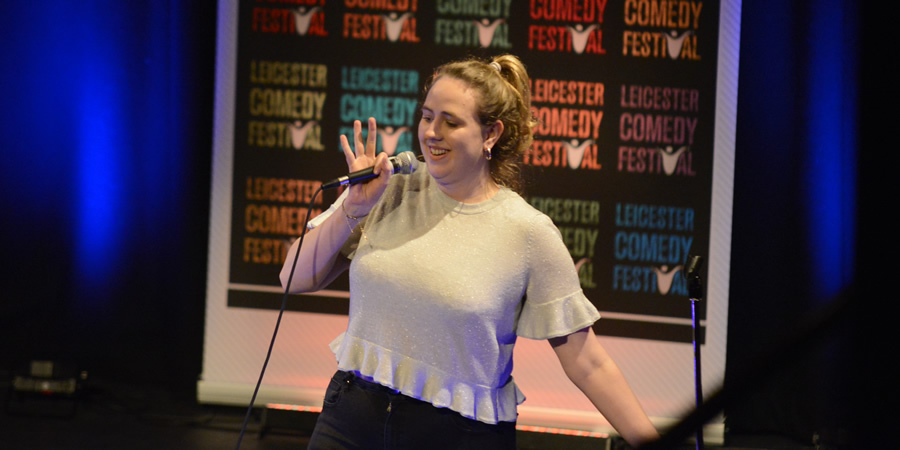 Helen Bauer. Copyright: Leicester Comedy Festival. Helen Bauer. Copyright: Leicester Comedy Festival.
