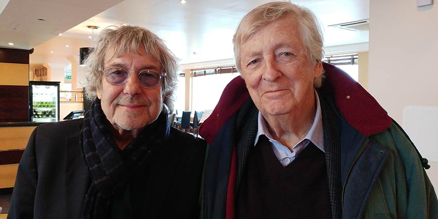Image shows from L to R: Ian La Frenais, Dick Clement. Copyright: Aaron Brown. Image shows from L to R: Ian La Frenais, Dick Clement. Copyright: Aaron Brown.