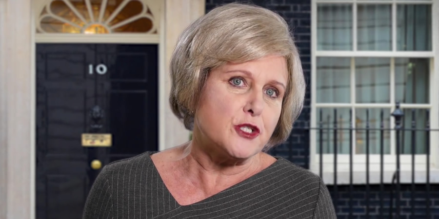 Jan Ravens Theresa May Sitcom. Theresa May (Jan Ravens). Jan Ravens Theresa May Sitcom. Theresa May (Jan Ravens).