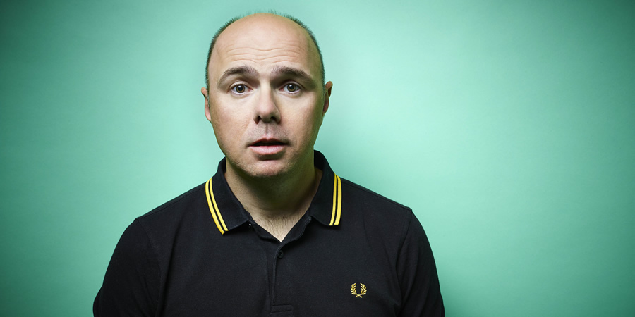 Karl Pilkington. Copyright: Sky. Karl Pilkington. Copyright: Sky.
