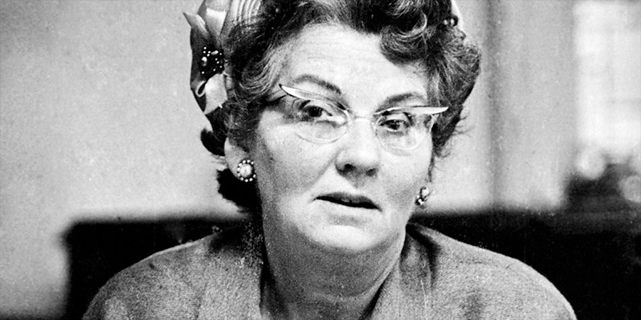 Mary Whitehouse. Copyright: BBC. Mary Whitehouse. Copyright: BBC.