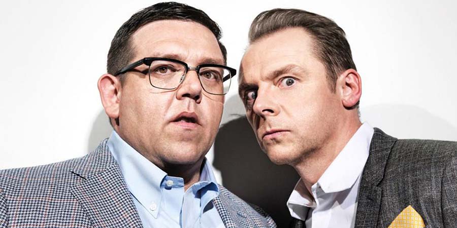 Image shows from L to R: Nick Frost, Simon Pegg. Image shows from L to R: Nick Frost, Simon Pegg.