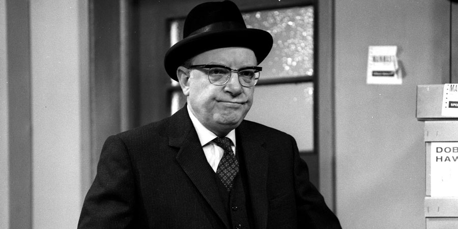 Pardon The Expression. Leonard Swindley (Arthur Lowe). Copyright: Granada Television. Pardon The Expression. Leonard Swindley (Arthur Lowe). Copyright: Granada Television.