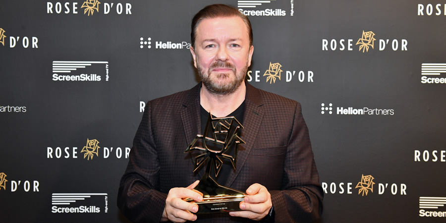 Ricky Gervais. Copyright: Simon Wilkinson. Ricky Gervais. Copyright: Simon Wilkinson.