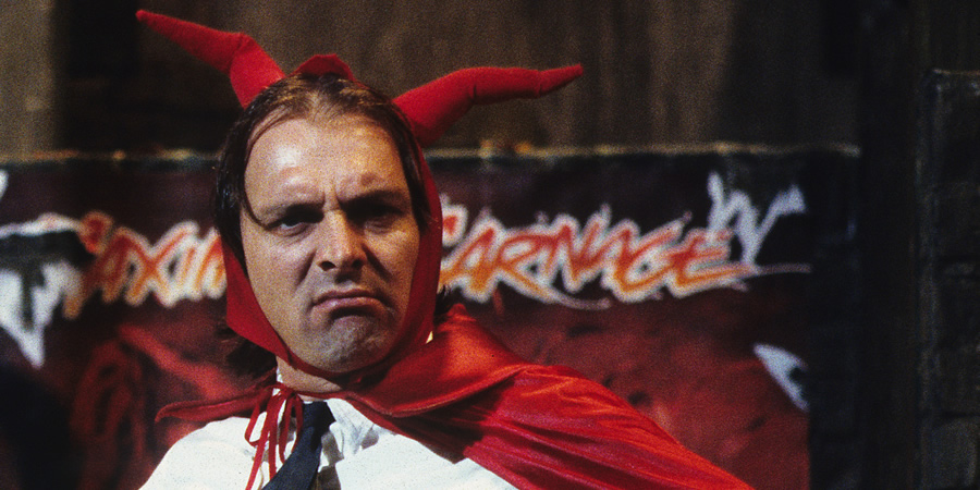 Rik Mayall. Copyright: BBC. Rik Mayall. Copyright: BBC.