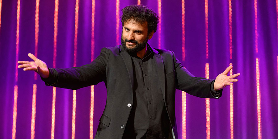 The Big Asian Stand-Up. Nish Kumar. Copyright: BBC. The Big Asian Stand-Up. Nish Kumar. Copyright: BBC.