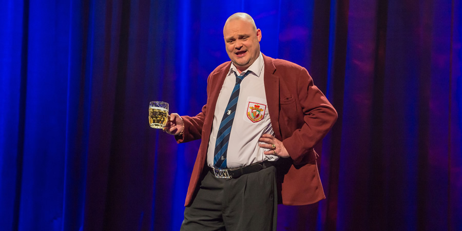 Tonight At The London Palladium. Al Murray. Copyright: ITV Studios. Tonight At The London Palladium. Al Murray. Copyright: ITV Studios.