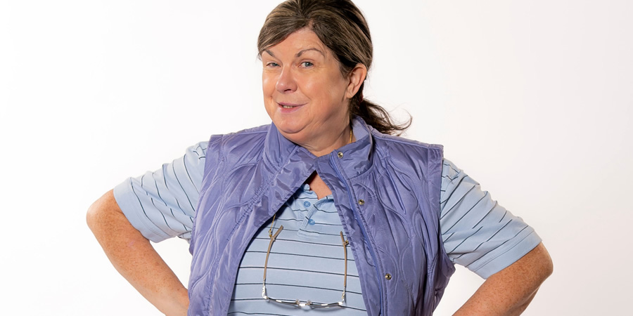 Two Doors Down. Christine (Elaine C. Smith). Copyright: BBC. Two Doors Down. Christine (Elaine C. Smith). Copyright: BBC.