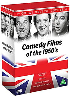 Comedy Films Of The 1950's DVD box set. Copyright: Strawberry. Comedy Films Of The 1950's DVD box set. Copyright: Strawberry.