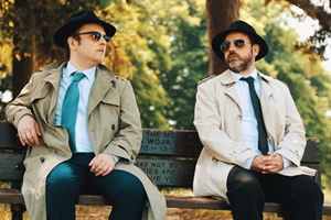 Spies on a park bench - British Comedy Guide